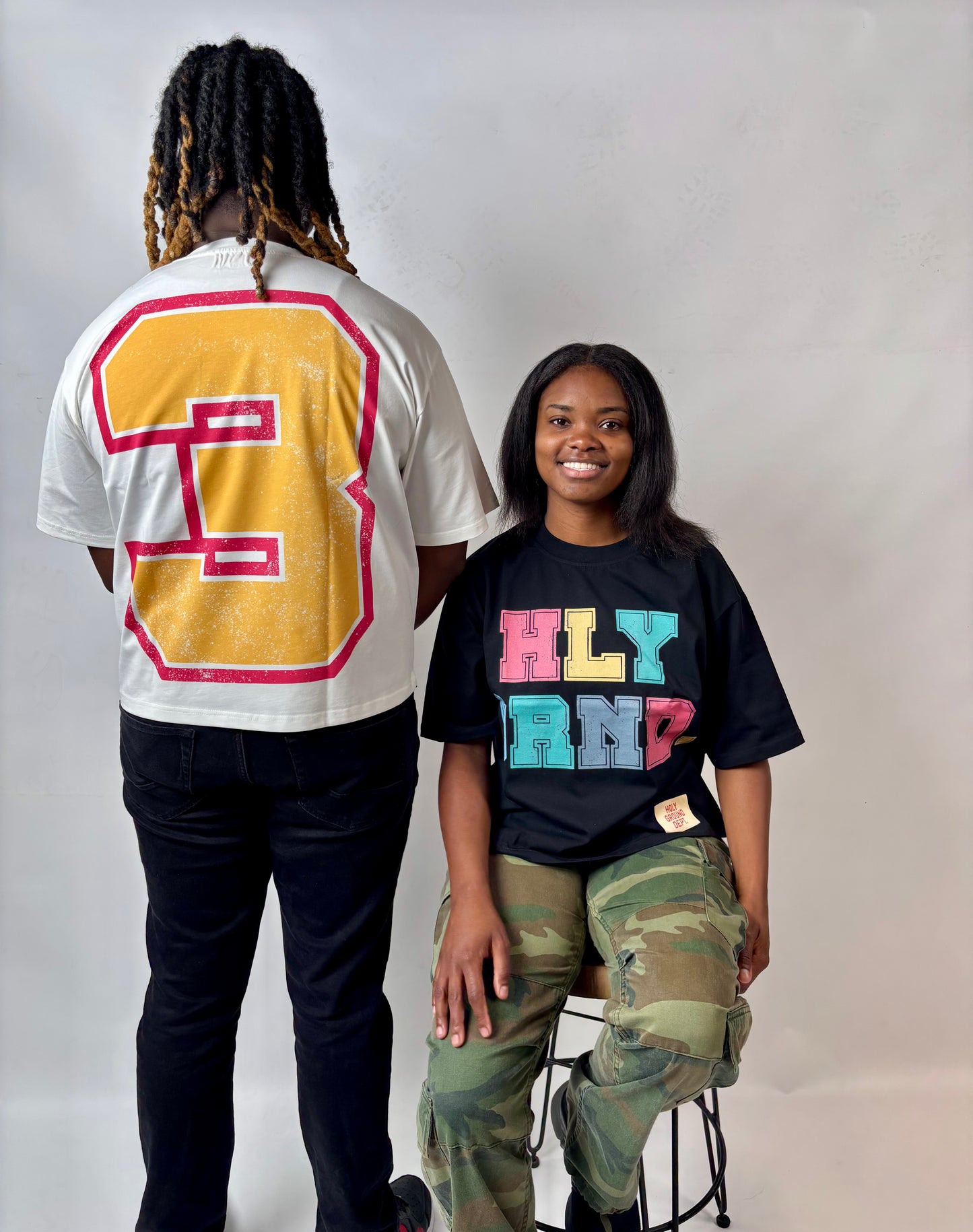 Holy Ground Varsity Tee (White)