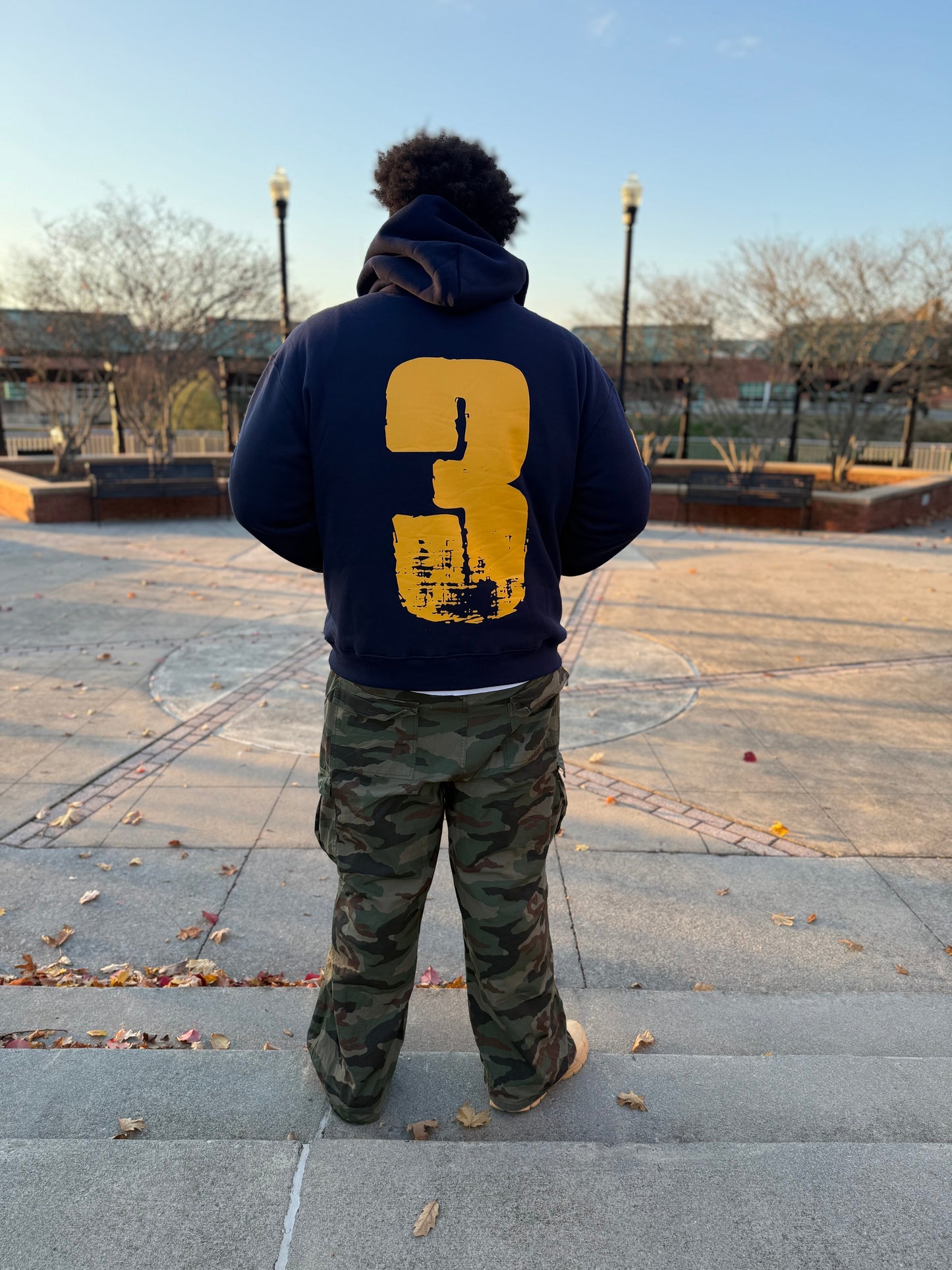 Jesus Saved My Life (Heavyweight hoodie)blue