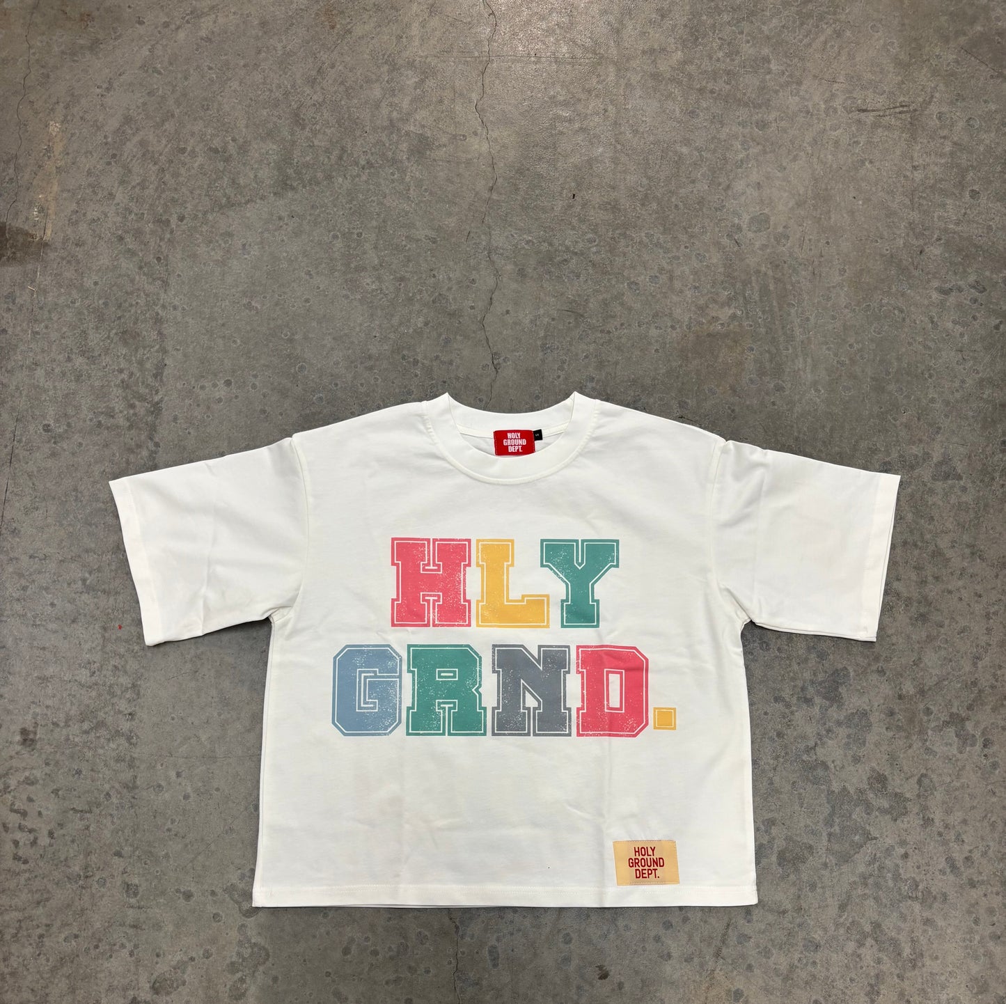 Holy Ground Varsity Tee (White)