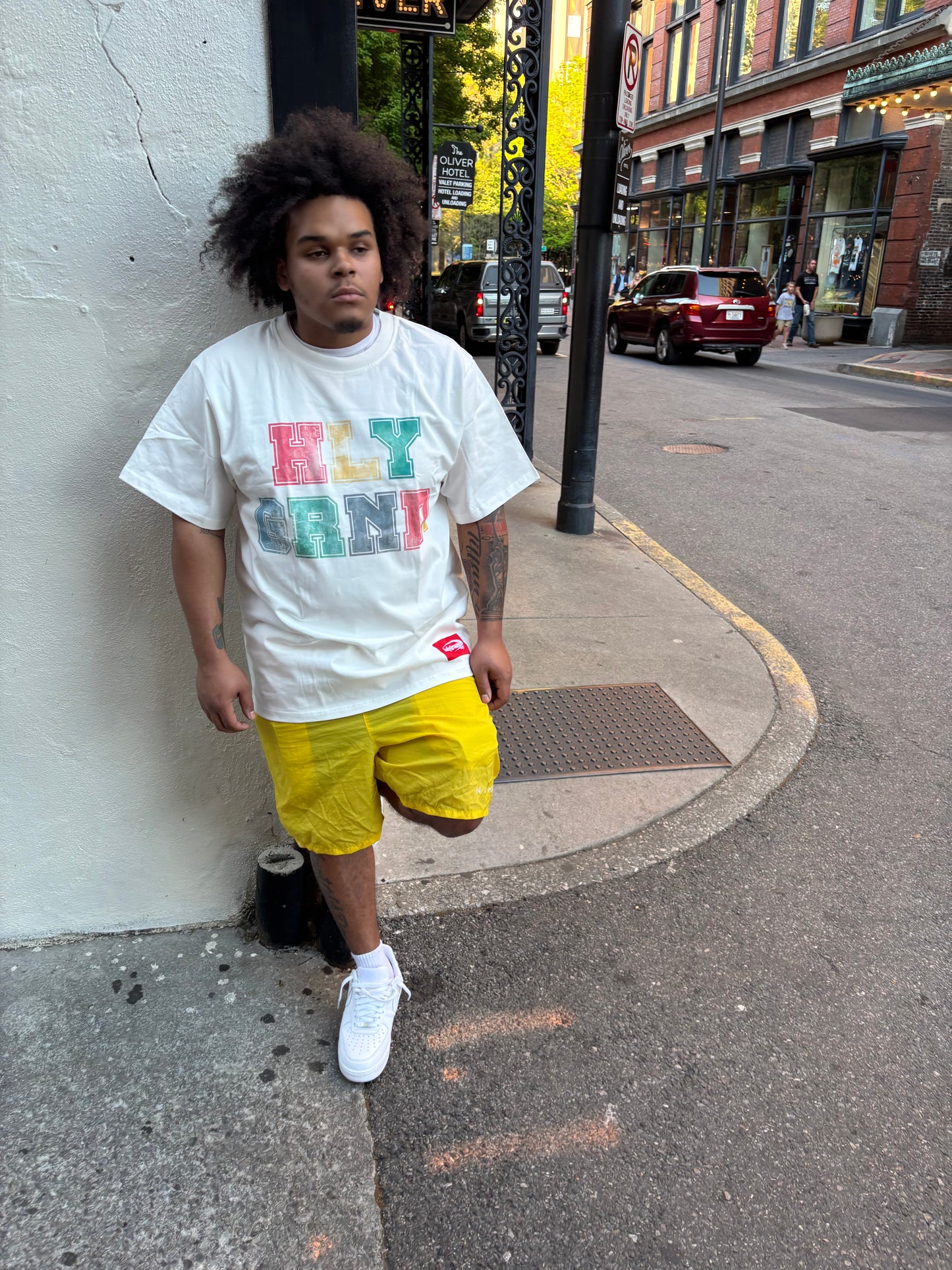 Holy Ground Varsity Tee (White)