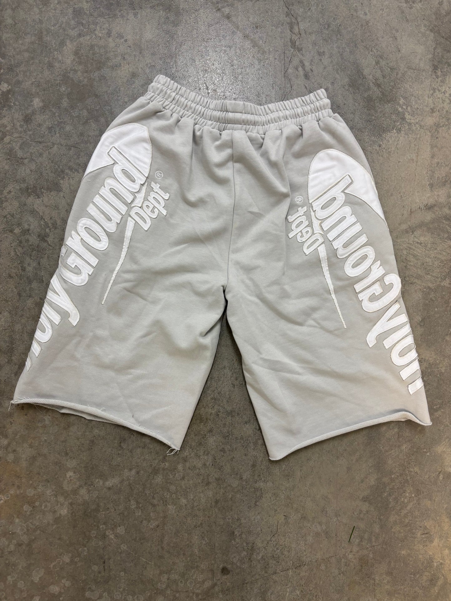 Holy Ground 3/4 Sweat Shorts-Gray