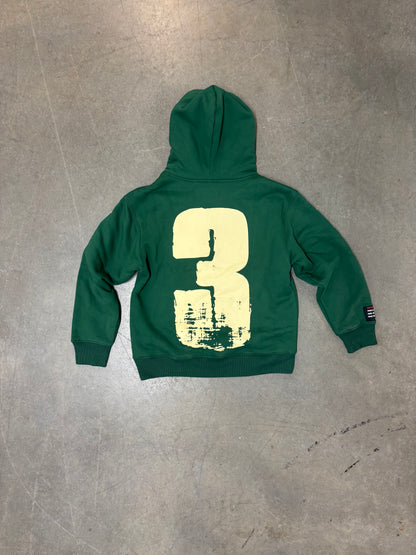 Jesus Saved My Life (Heavyweight hoodie)Green