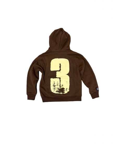 Jesus Saved My Life (Heavyweight hoodie)brown