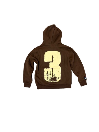 Jesus Saved My Life (Heavyweight hoodie)brown