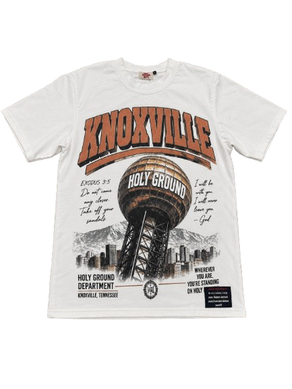 Holy Ground Knoxville City Tee – White