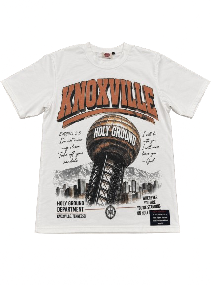 Holy Ground Knoxville City Tee – White